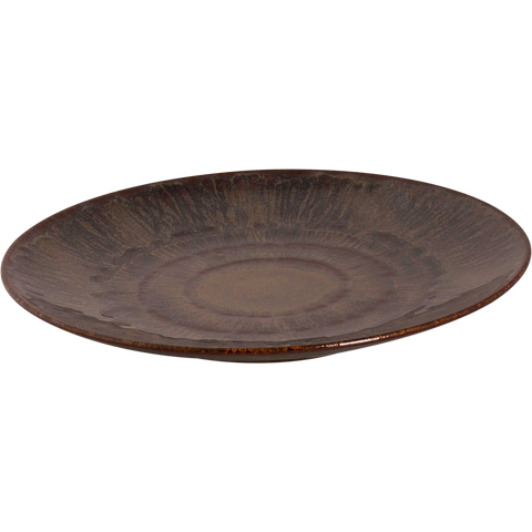 Plate_coupe_Palmer_Victory_21_cm_Brown_Stoneware_Stück_e__1_stuk_s_